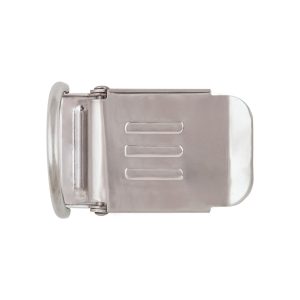 Tecline Nerezová Přezka Na Opasek S D-ringem A Logem "e"