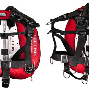 Tecline Donut 22 Special Edition Red + Backplate Postroj Comfort Bp Hliník