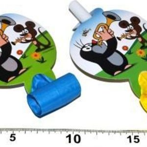 Párty frkačka Krtek a kamarádi 6 ks, 14 cm, WIKY, 171002