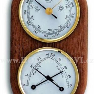 Meteostanice analogová na dřevěné podložce TFA 20.1051