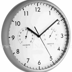 Nástěnné hodiny s teploměrem a vlhkoměrem TFA 98.1072