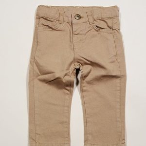 kalhoty dětské, Sobe, 15KECPAN85, hnědá – 74 | 9m