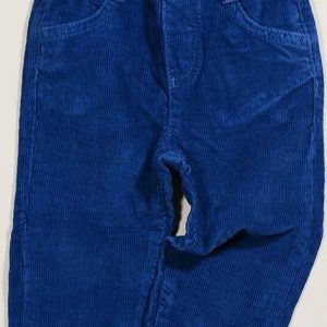 kalhoty manžestrové, Sobe, 15KENPAN55, modrá – 92 | 2roky