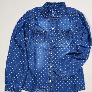 košile riflová, Sobe, 15KKGGMK723, modrá – 152 | 12let