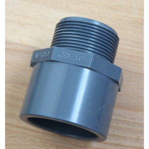 Vagnerpool Nipl – přechodka PVC 50 mm lepení/ vnější závit 1 1/2"