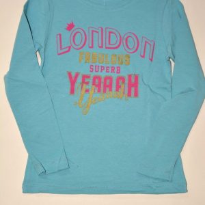 tričko dívčí s dlouhým rukávem, Wendee, ozfb102506-1, zelená – 98 | 3roky