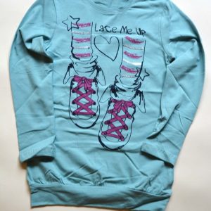 tričko dívčí s dlouhým rukávem, Wendee, ozfb39209-1, zelená – 98 | 3roky