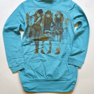 tričko dívčí s dlouhým rukávem, Wendee, ozfb39219-1, zelená – 98 | 3roky