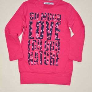 tričko dívčí s dlouhým rukávem, Wendee, ozfb39221-1, vínová – 98 | 3roky