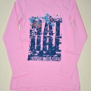 tričko dívčí s dlouhým rukávem, Wendee, ozfb39222-1, růžová – 98 | 3roky