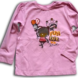 tričko dívčí, dlouhý rukáv, Wendee, OZKB102579-0, růžová – 86 | 18m