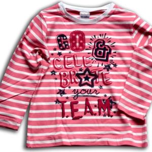 tričko dívčí, dlouhý rukáv, Wendee, ozfb102487-0, růžová – 98 | 3roky