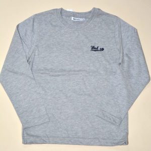 tričko chlapecké s dlouhým rukávem, Wendee, ozfb101621-2, šedá – 152 | 12let