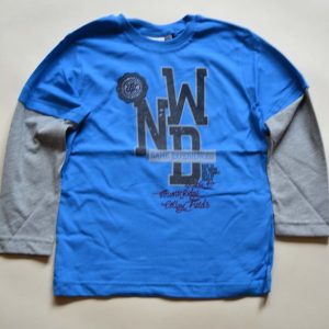 tričko chlapecké s dlouhým rukávem, Wendee, ozfb101628-1, modrá – 98 | 3roky