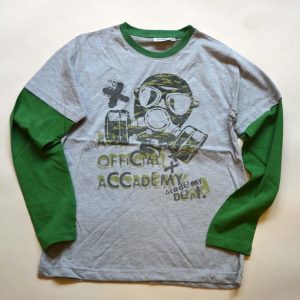 tričko chlapecké s dlouhým rukávem, Wendee, ozfb101639-1, šedá – 98 | 3roky