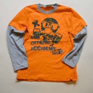 tričko chlapecké s dlouhým rukávem, Wendee, ozfb101639-1, oranžová – 104 | 4roky