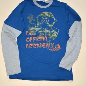 tričko chlapecké s dlouhým rukávem, Wendee, ozfb101639-2, modrá – 152 | 12let