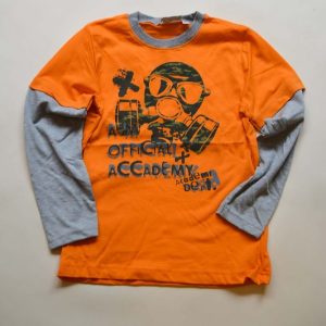 tričko chlapecké s dlouhým rukávem, Wendee, ozfb101639-2, oranžová – 152 | 12let