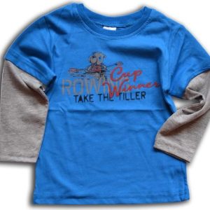 tričko chlapecké, dlouhý rukáv, Wendee, OZKB101685-0, modrá – 98 | 3roky