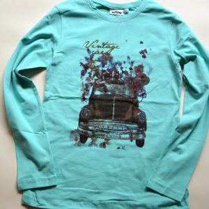 tričko s dlouhým rukávem, Wendee, ozfb102520-1, zelená – 98 | 3roky