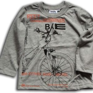 tričko s dlouhým rukávem, Wendee, OZFB101647-1, šedá – 98 | 3roky