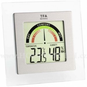 Digitální teploměr s vlhkoměrem s ukazatelem komfortní zóny TFA 30.5023