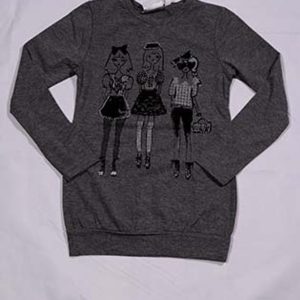 triko dlouhý rukáv, Wendee, OZ39166-1, šedá – 98 | 3roky