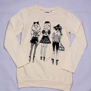 triko dlouhý rukáv, Wendee, OZ39166-1, krémová – 98 | 3roky