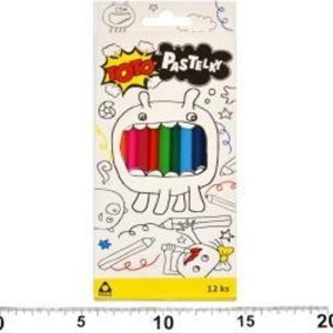 Pastelky 12 ks, triangle, TOTO, 811036