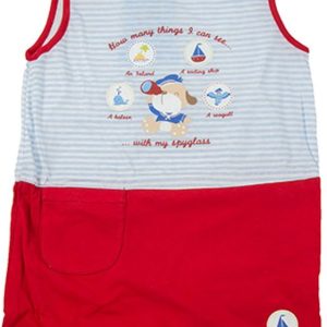 overal letní s potiskem, Pidilidi, PD0069, kluk – 68 | 0/6m