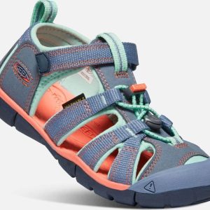 Dětské sandály SEACAMP II CNX, FLINT STONE/OCEAN WAVE, keen, 1022990/1022975, modrá – 24