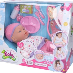 Miminko nemocné set, 41 cm se zvukové efekty, Wiky, W001248