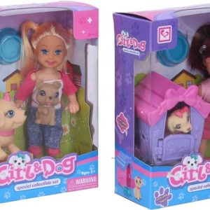 Panenka s pejskem 14 cm, Wiky, W001984