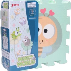 Bloky měkké – Svět hmyzu 9 ks 32×32 cm,Wiky, W002181