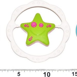 Chrastítko – kruh s hvězdičkou, kytičkou, Profibaby, W105165