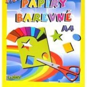 Papíry barevné W A4, 10 listů, 180g, WIKY, 886462