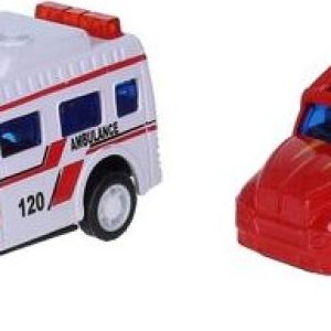 Auta Akce na dálnici 4 ks 6 cm, Wiky Vehicles, W110947