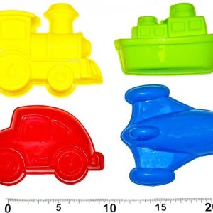 Bábovičky na písek 4 ks, Wiky, W116729