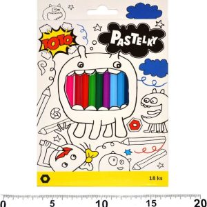 Pastelky 18 ks, TOTO, W811032