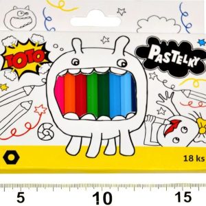 Pastelky krátké 18 ks, TOTO, W811042