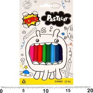 Pastelky Jumbo ERGO 12 ks, TOTO, W811044