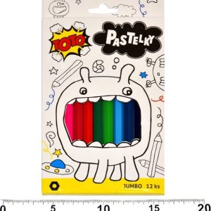 Pastelky Jumbo 12 ks, TOTO, W811047
