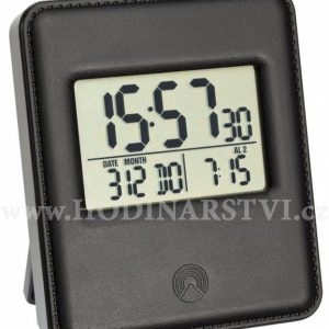 Digitální budík s hodinami řízenými DCF signálem TFA 60.2534.01 – černý