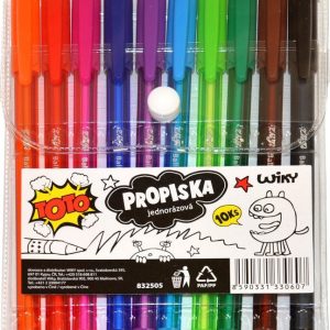 Propiska barevná sada 10 ks, TOTO, W832505