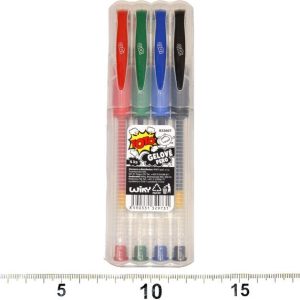 Gelové pero sada 4 ks, TOTO, W832607