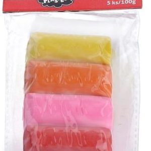 Plastelína 5 ks (100g), TOTO, W833600