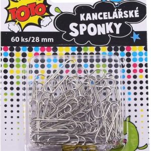 Sponka kancelářská 60 ks, 28 mm, TOTO, W834600