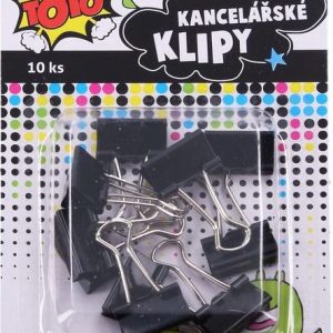 Klip kancelářský 10 ks, 19 mm, TOTO, W834607