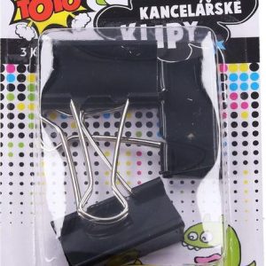 Klip kancelářský 3 ks, 41 mm, TOTO, W834610