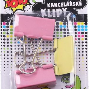 Klip kancelářský 3 ks, 41 mm, TOTO, W834615